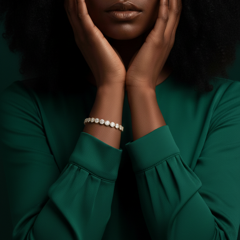 Pulseira Cristal Luxo